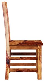 4 db tömör fa étkezőszék