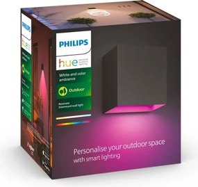 Philips - 2 darabos szett LED RGBW dimmelhető kültéri Hue RESONATE világítótest LED/8W/230V IP44