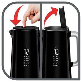 Fekete vízforraló 1,7 l KO851830 – Tefal