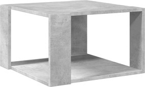 vidaXL betonszürke szerelt fa dohányzóasztal 51,5 x 51,5 x 30 cm