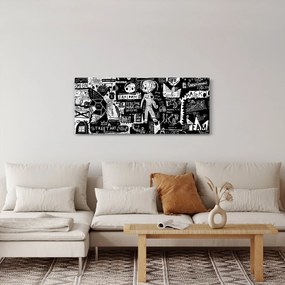 Kép - Graffiti (120x50 cm)