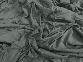 Jersey lepedő sötétzöld 180 x 200 cm