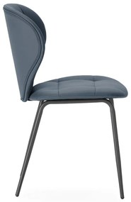Sötétszürke étkezőszék szett 2 db-os Maura – Marckeric