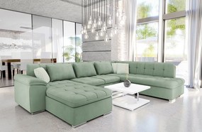 Sarokkanapé Talina alvási funkcióval (Bal U) (Uttario Velvet 2954 + Uttario Velvet 2954 + Evo 29). 1059435