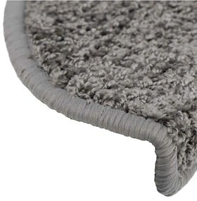 20 db szürke lépcsőszőnyeg 65x21x4 cm