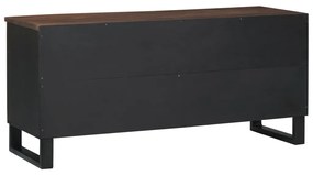 TV Szekrény - 100 x 33.5 x 46 cm, tömör mangófából készült.