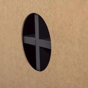 Matt fekete borovi fenyő TV-állvány 154x56x44 cm Gunnar – WOOOD