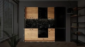 CLAIRE 180 cm konyhablokk, craft tölgy