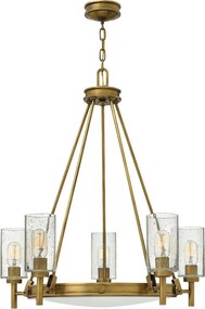 ELSTEAD HK-COLLIER5 COLLIER Modern Csillár Sárgaréz, Átlátszó E14 IP20