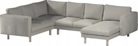 Dekoria Norsborg 5 személyes kanapé huzat Ikea szürke