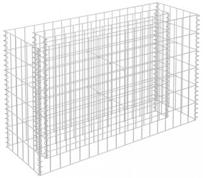 horganyzott acél gabion magaságyás 90 x 30 x 60 cm