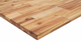 olajbevonatú tömör akácfa íróasztallap 100 x 80 x 4 cm