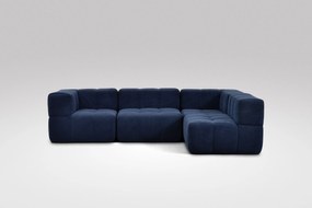 4 Teiliges Modulares Sofa – Blau