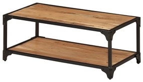 Tömör akácfa dohányzóasztal 90 x 45 x 35 cm