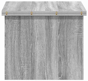 vidaXL Dohányzóasztal Szürke Sonoma 55 x 54,5 x 45 cm Faanyag