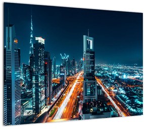 Kép - Dubai éjszaka (70x50 cm)