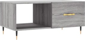 vidaXL szürke sonoma színű szerelt fa dohányzóasztal 90 x 50 x 40 cm