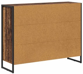 Oldalsó szekrény Öreg fa 96,5 x 30 x 75 cm Faanyag