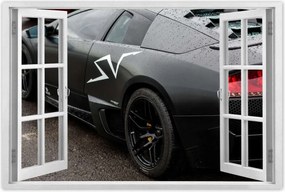 Poszterek 90x60 Fekete autó