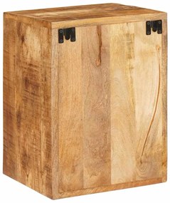 Éjjeli asztal 2 pcs Barna 35 x 33 x 48 cm Tömör Mangófát