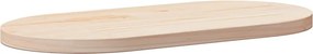 vidaXL tömör fenyőfa asztallap 70 x 35 x 2,5 cm ovális