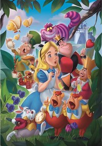 Disney Alice Csodaországban Adventures 1000 db-os Compact puzzle Clementoni