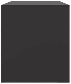 2 db fekete acél TV-szekrény 67 x 39 x 44 cm