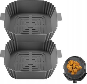 2X Szilikon Zsírmentes Airfryer Olajsütő Forma