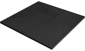 Mexen Hugo négyzet alakú zuhanytálca SMC 90 x 90 cm, Fekete - 42709090
