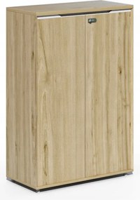 Houseland Profit Dru 03 irodai szekrény natúr tölgyfa