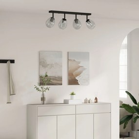 Mennyezeti Lámpák Állítható Üveg Lámpaernyővel Anthracit E27