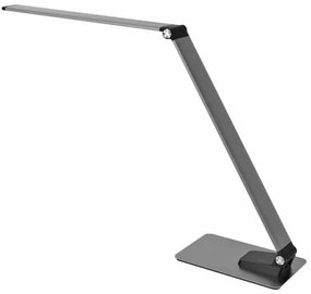 Platinet ALU asztali lámpa 10 W, USB, alumínium / fekete
