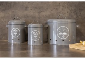 Acél hagymatartó doboz Secret Du Potager – Esschert Design