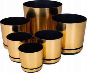 Virágtartó Dekor átm. 16 cm sárgaréz színű