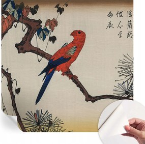 Dekoratív Öntapadós Tapéta Divatos Minták Madár az ágon 250x250 cm