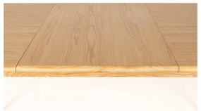 Bővíthető étkezőasztal tölgyfa dekoros asztallappal és hosszabbító asztallappal 90x180 cm Twist – Zuiver