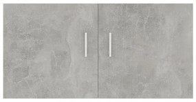 betonszürke szerelt fa falra szerelhető szekrény 80x39x40 cm