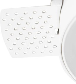 6 darabos modern, fehér, süllyesztett spotlámpa szett GU10 kerek keret nélküli - Oneon Honey