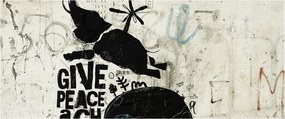 Kép - Slon nad zemou (120x50 cm)