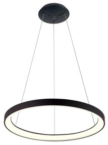 Italux Vico PND-53675-048RPC-BK-3KS4K Függőlámpa 1x38W/LED 3000K|4000K 3200lm IP20