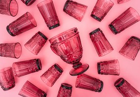 Pezsgőspohár készlet, 6db, 150 ml, rózsaszín, FREGATA TYP 4