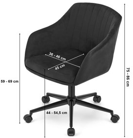 Fekete MINK irodai szék