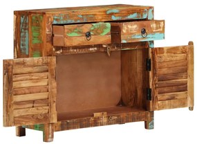 tömör újrahasznosított fa komód 70 x 30 x 68 cm