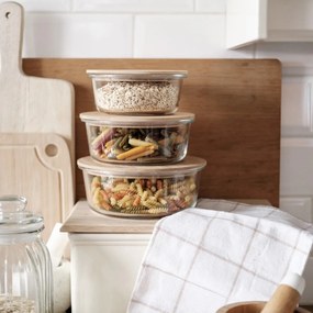 Florina Clavato üvegedény bambusz fedéllel , 390 ml, S