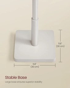 Álló ruhafogas fa 8 akasztóval, cappuccino bézs