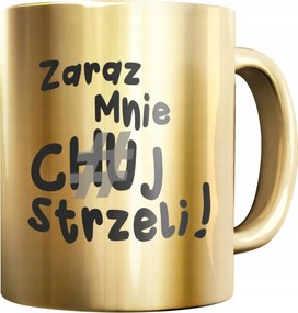 Csillogó Arany Bögre Azonnal Lelő Egy Vicces Bögrét Az Irodai Munkához