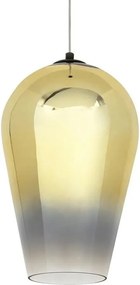 KING HOME JD9043L-30-GOLD VENZA Egyágú Függesztett Lámpa Üveg E27 IP20