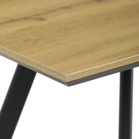 Tölgy Laminált Étkezőasztal 90×90 cm. HT-R5190 OAK