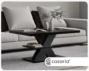 Deuba Detroit konferencia asztal 90x60x45cm - fekete