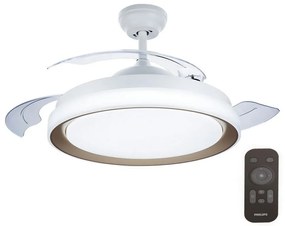 Philips Philips-LED Mennyezeti lámpa ventilátorral LED/35W/230V 5500/4000/2700K+RC arany P6219